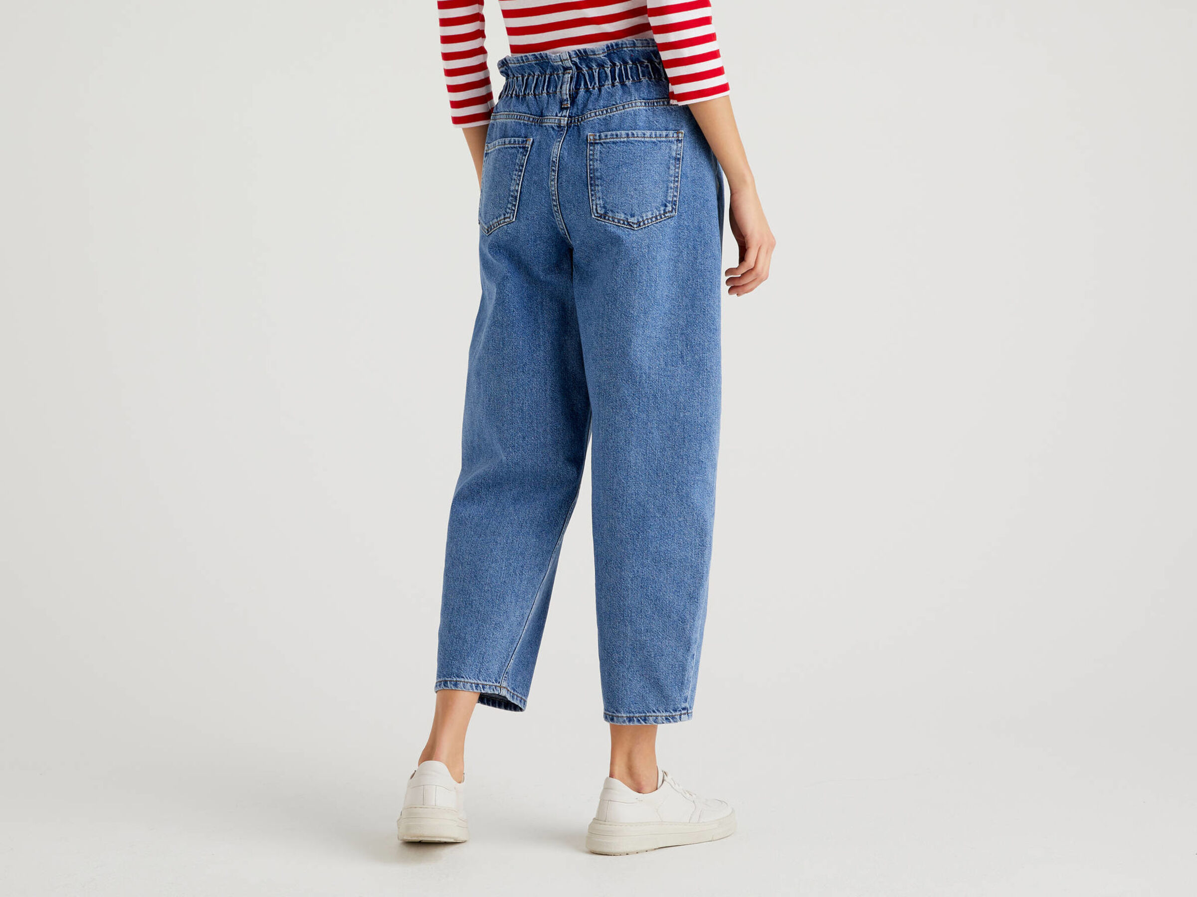 Jeans paper bag Femme image number 2